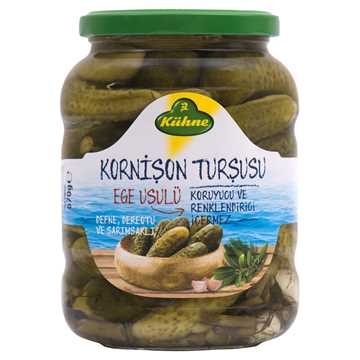 Kühne Ege Usulü Kornişon Turşu 670 Ml