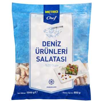 Metro Chef Deniz Ürünleri Kokteyli %20 Glaze 800G