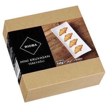Rioba Mini Kruvasan 20li Tereyağlı 28G