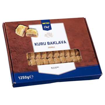 Metro Chef Kuru Baklava Ceviz 1,25KG