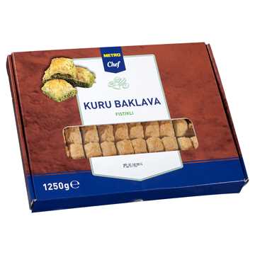 Metro Chef Kuru Baklava Antep Fıstık 1,25KG