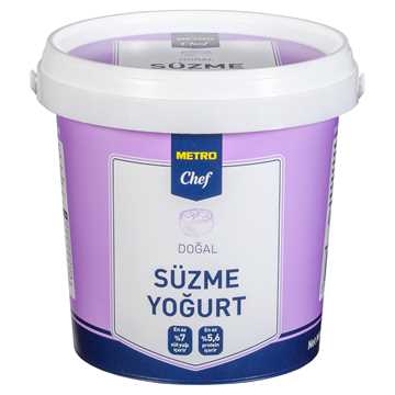 Metro Chef Süzme Yoğurt 900G