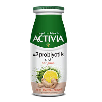 Activia Shot Limon Matcha Zencefil 80 Ml