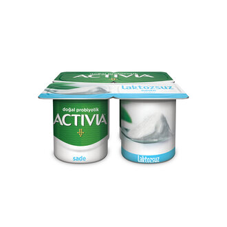 Activia Probiyotik Laktozsuz Sade Yoğurt 4X100 G