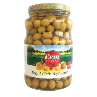 Cem Çizik Yeşil Zeytin 291-350 1 Kg