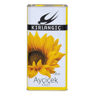 Kırlangıç Ayçiçek Yağı 5 L Teneke