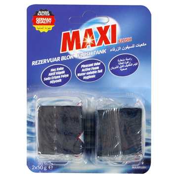 Maxi Flush Rezervuar Blok Mavi Su 2x50 gr