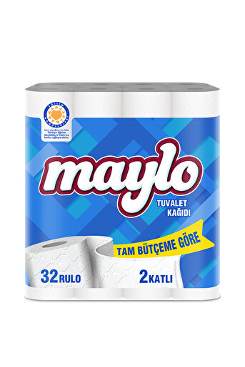 Maylo Tuvalet Kağıdı 2 Katlı 32 Rulo