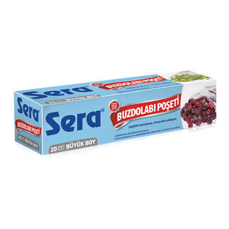 Sera Buzdolabı Poşeti Büyük 30x45 cm 20 li