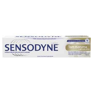 Sensodyne Tam Koruma ve Beyazlatıcı Diş Macunu 75 Ml
