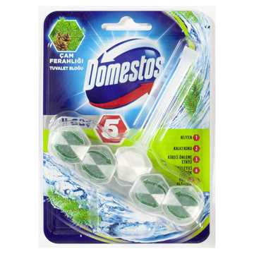 Domestos Wc Blok 5 Li Güç Çam Ferahlığı 55 Gr.
