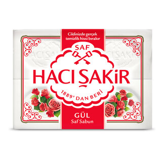 Hacı Şakir Gül Kalıp Sabun 4x150 G