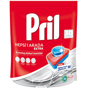 Pril Hepsi Bir Arada Bulaşık Makinesi Tableti 30 Tablet