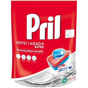 Pril Hepsi Bir Arada Tablet 45 li