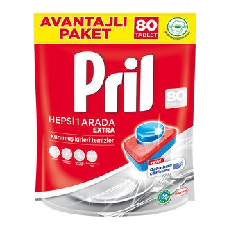 Pril Hepsi Bir Arada 80 Tablet 1.456 G