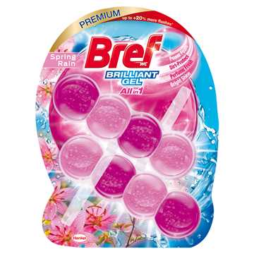 Bref Brıllıant Gel Sprıng Raın-klozet Bloğu 2X42g